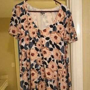 Show me your mumu floral mini dress